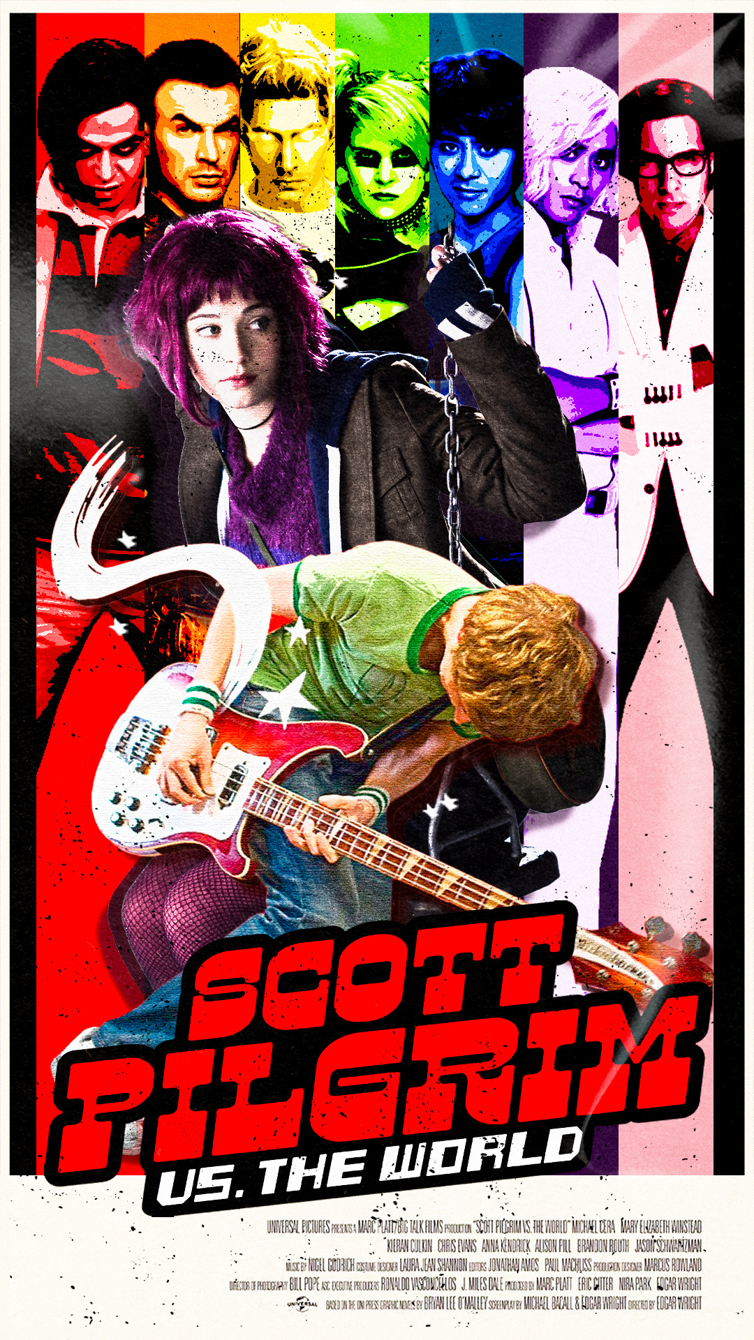 SCOTT PILGRIM VS. THE WORLD I POSTER DESIGNS I proyecto personal
