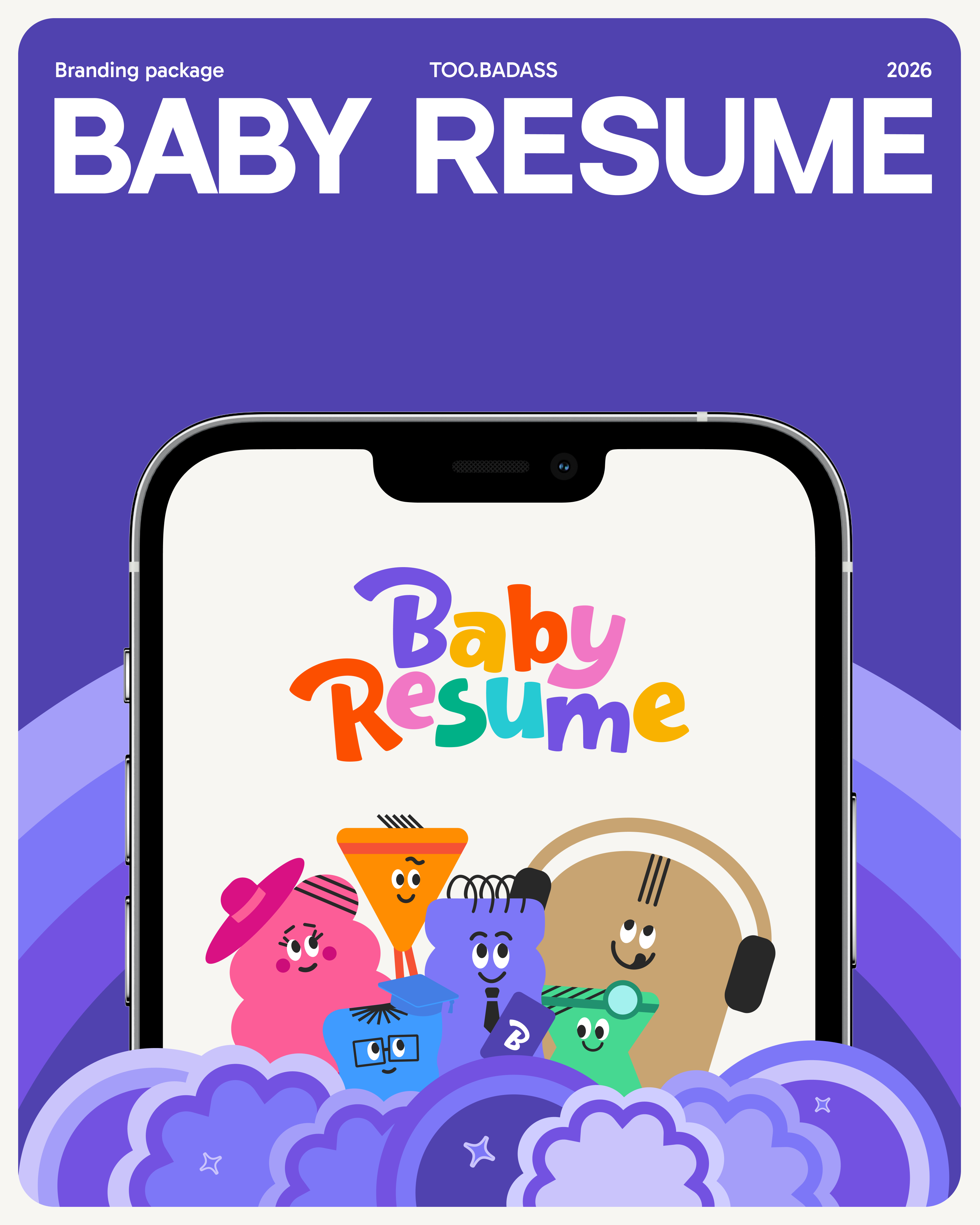 Baby Resume Branding Case branding graphic design logo ui