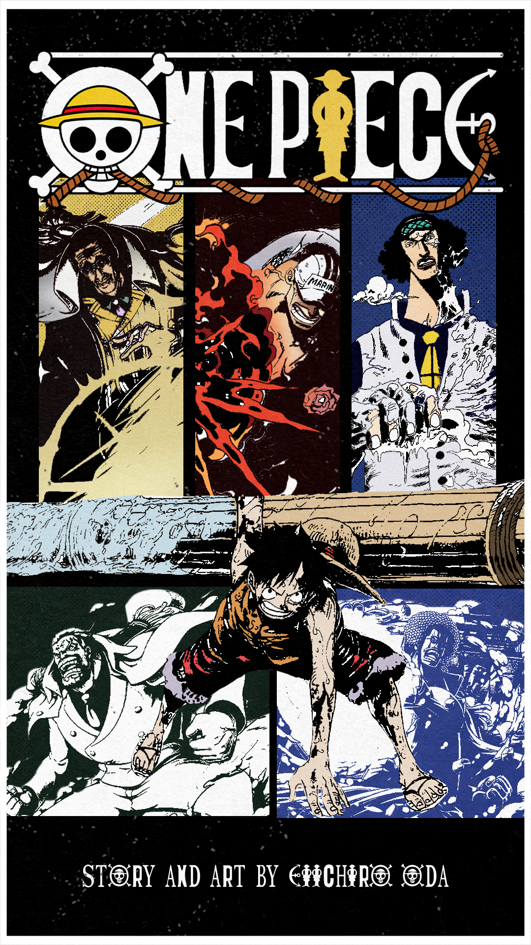 ONE PIECE POSTERS DESIGNS I proyecto personal