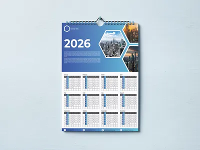 Wall Calendar Design banner design branding business design graphic design illustration logo marketing poster ui
