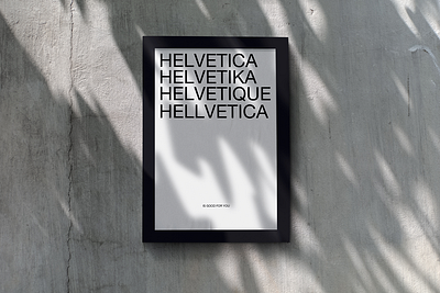 Outdoor Poster Mockup brand identity branding concrete wall poster design design resources designer graphic design helvetica helvetica poster minimal mockup outdoor poster poster poster design poster mockup print visual identity wall wall poster witty poster