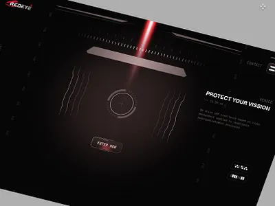 Cyber Security Website- Hero | UI/UX Design cyber security hero futuristic ui hero section landing page modern design technology hero technology ui design technology website website website ui design