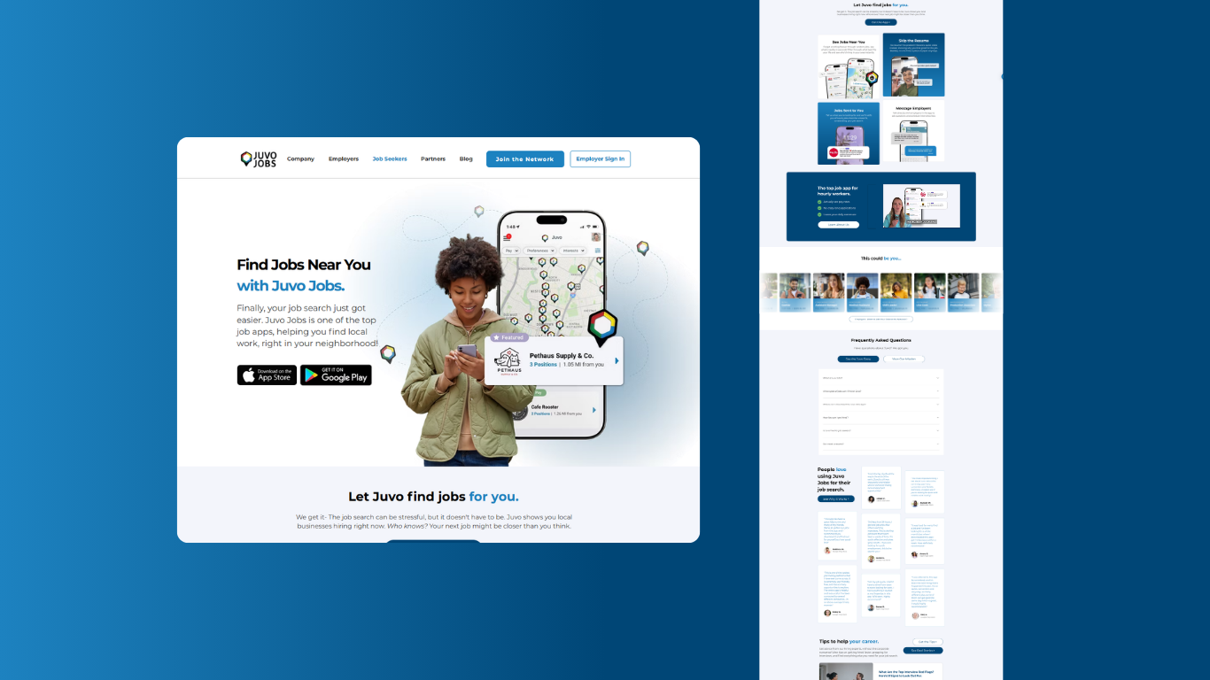 Job Seeker Website Design | Jobs App Platform