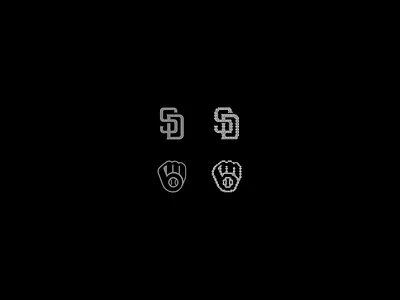 Home Plate Deals Plate Diamond Grid Logos Work-in-Progress Part baseball branding brewers deals graphic design grid home illustration logo mlb padres plate sports