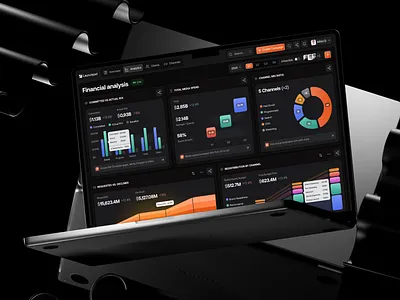 Launchpad ⎻ Media Spending Dashboard adtech advertising dashboard ai powered analytics dashboard budget tracker campaign management compact ui dark ui dashboard data visualization enterprise saas figma marketing ops media buying product design saas ui ui design ux design web app