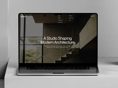 Aureon — Architecture Studio About Page about page architecture creative portfolio editorial grid system landing page luxury design minimalist modern portfolio website team showcase typography ui design ux design visual storytelling website design