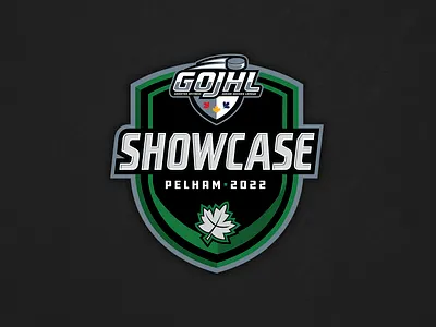 2022 GOJHL Showcase design gojhl hockey illustration logo