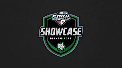 2022 GOJHL Showcase design gojhl hockey illustration logo
