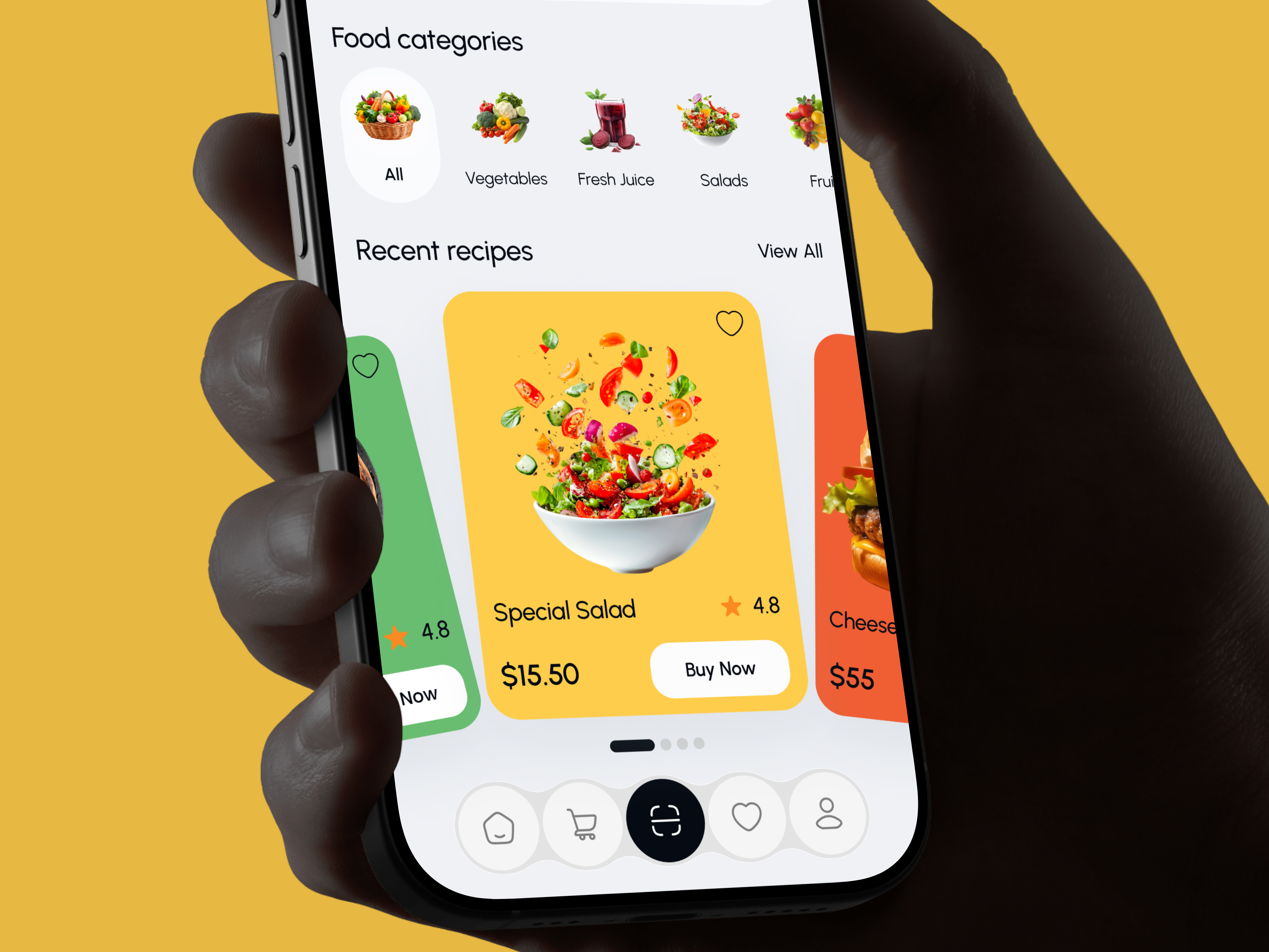 Healthy Food Mobile App UI – Recipe & Grocery Design | Qudra dribbble food app food app ui food categories ui food delivery app food delivery mobile app food mobile app food ui grocery app grocery app ui grocery mobile app healthy food app healthy lifestyle app mobile app design mobile app ui qudra recipe app recipe ui ui ux design uiux