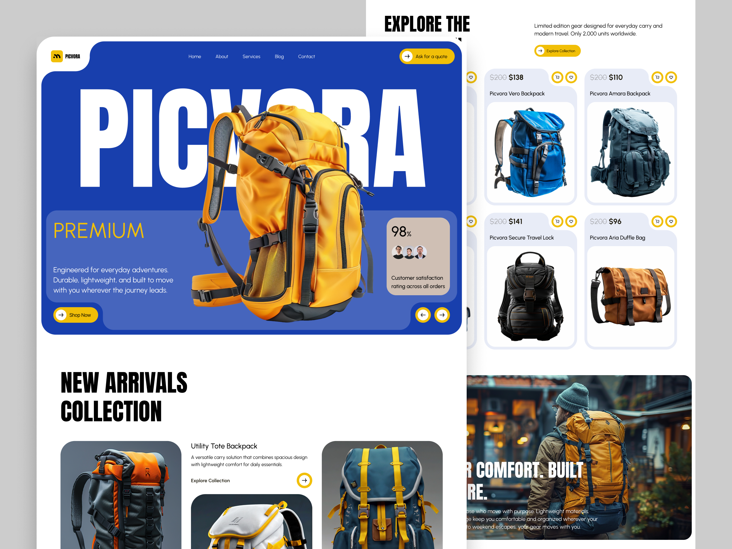 Example of Landing Page Design For Startups