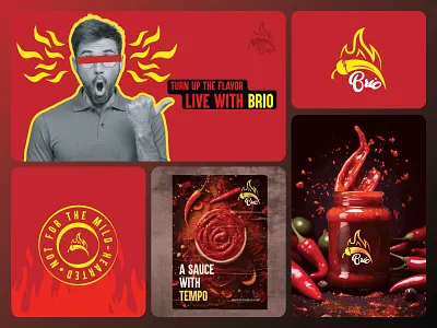 Brio - Brand identity - Packaging brand identity brand sign branding chilli chilli brand dribbble graphic design label label design lettering logo logo logo branding logo mark packaging packaging design packagingdesign poster design product label social media ads visual design