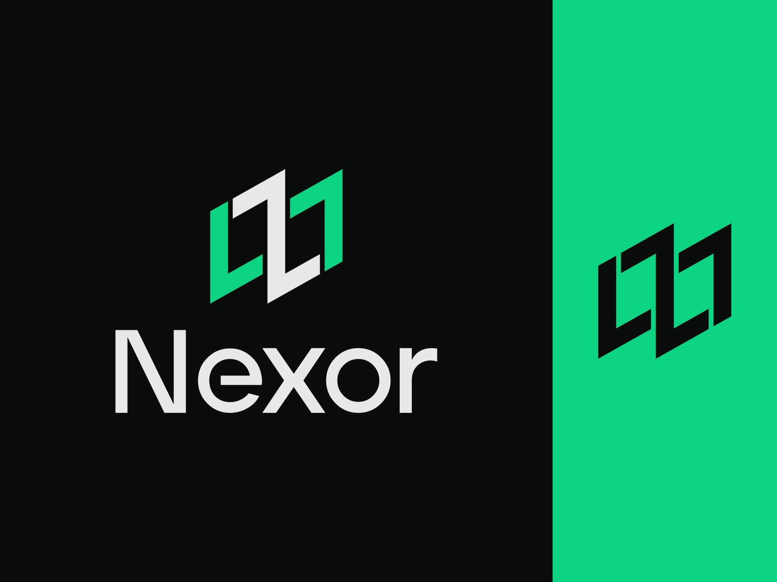 Nexor — Modern Web3 & Crypto Logo Design