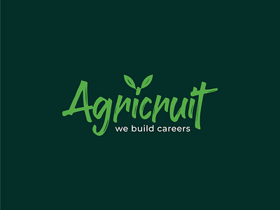 Agricruit Company Brand Logo agricruit company logo company logo