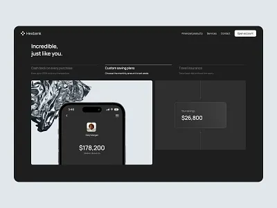Online Banking backgound bank banking black branding card credit debit design finance fintech logo navigation online platinum product shape ui