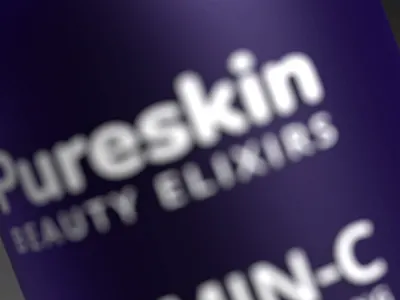 Pureskin Beauty Elixirs Vitamin C Face Serum 3d animation 3d product animation 3d product design 3d product rendering amazon product animation product animation serum vitamin c