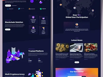 🛑BlockChain Website Design💢 business website design nft nft website wordpress wordpress website