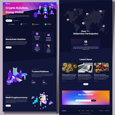 🛑BlockChain Website Design💢 business website design nft nft website wordpress wordpress website