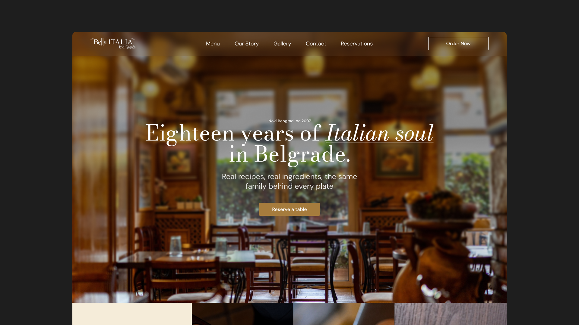 Example of Professional Landing Page Design