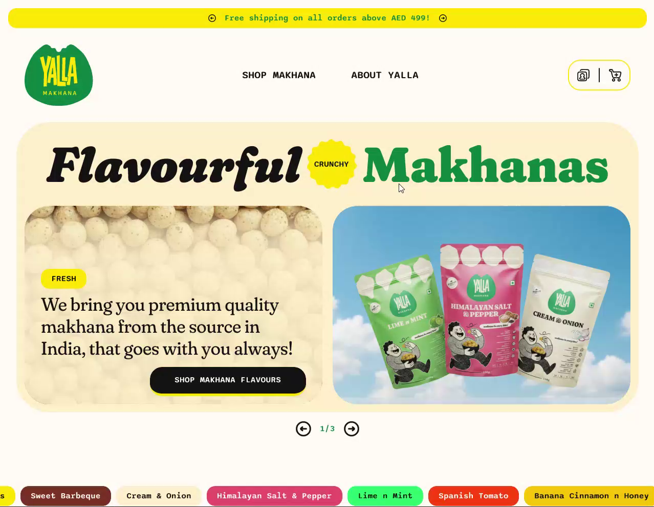 Example of E Commerce UI Design 