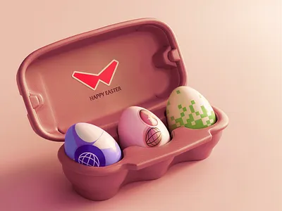 Easter Gift Visual – 3D Render, CGI, Material Study 3d 3d art 3d artist 3d design 3d graphics 3d illustration 3d model 3d modeling 3d render 3d visual cg cg art colorful easter easter bunny easter egg easter eggs happy easter illustration render