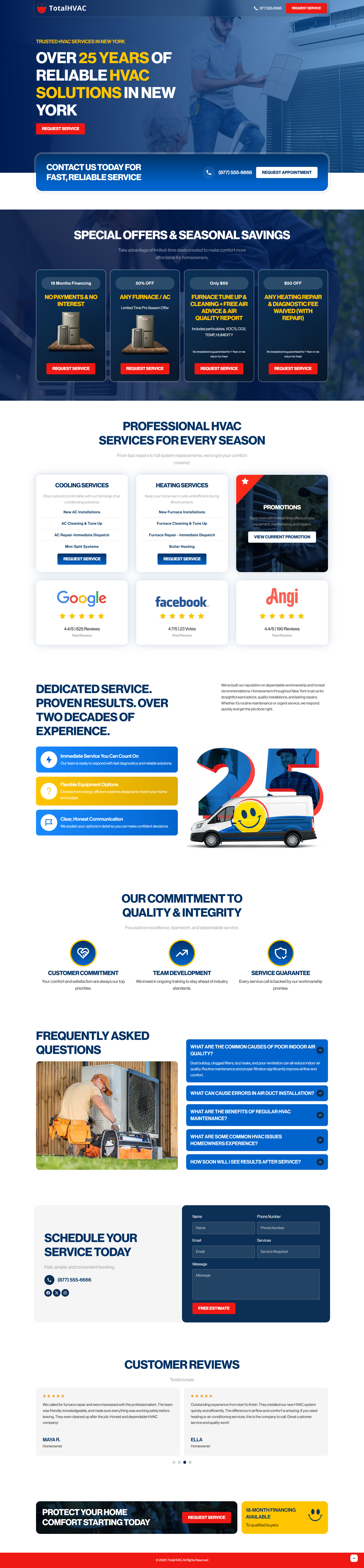 HVAC Landing Page air conditioning cooling heating home service home service website home services hvac hvac landing page hvac service hvac web design hvac website landing page landing page design lead generation service landing page ventilation web design website