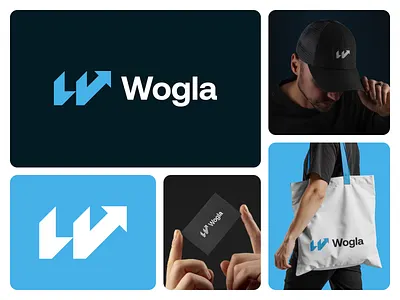 Wogla Logo Design – W + Arrow Concept arrow w logo brandidentity branding cleanlogo corporate logo creativebranding geometriclogo graphicdesigner iconicdesign letter w logo logo logodesign logomark minimaldesign modernlogo monogram tech logo trading logo w logo