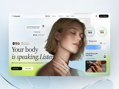 UI-UX for HealthTech design interface product service startup ui uiux ux web website