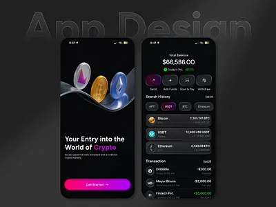 🚀 Modern Application Development That Drives Results appdesign bestofdribbble creativeui cryptoapp dashboarddesign digitalproduct dribbble fintech mobileappdesign saasdesign uidesign webappdesign