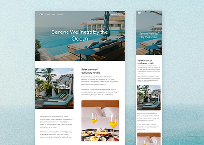 Luxury Hotel Website