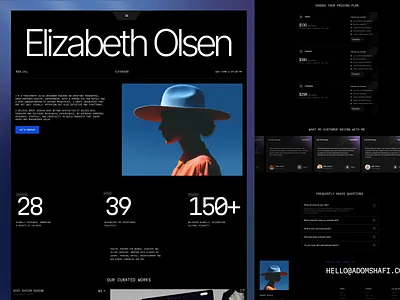Portfolio Landing Page Design design landing page personal portfolio personal portfolio design portfolio portfolio website topnotch studio ui web web design website design