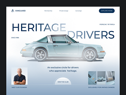 Vanguard — Vintage Car Members Club Website