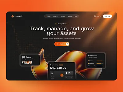 Crypto | Fintech | Financial Platform | Web Responsive Design animation assets crypto crypto design crypto platform cryptocurrency defi finance financial financial platform fintech fintech design investment platform modern design product design responsive design ui ux web design web interface design website design