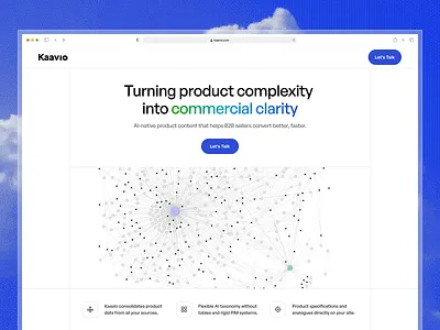 Kaavio — Landing Page b2b design design system landing page saas startup ui ui design user experience design user interface design ux ux design web design