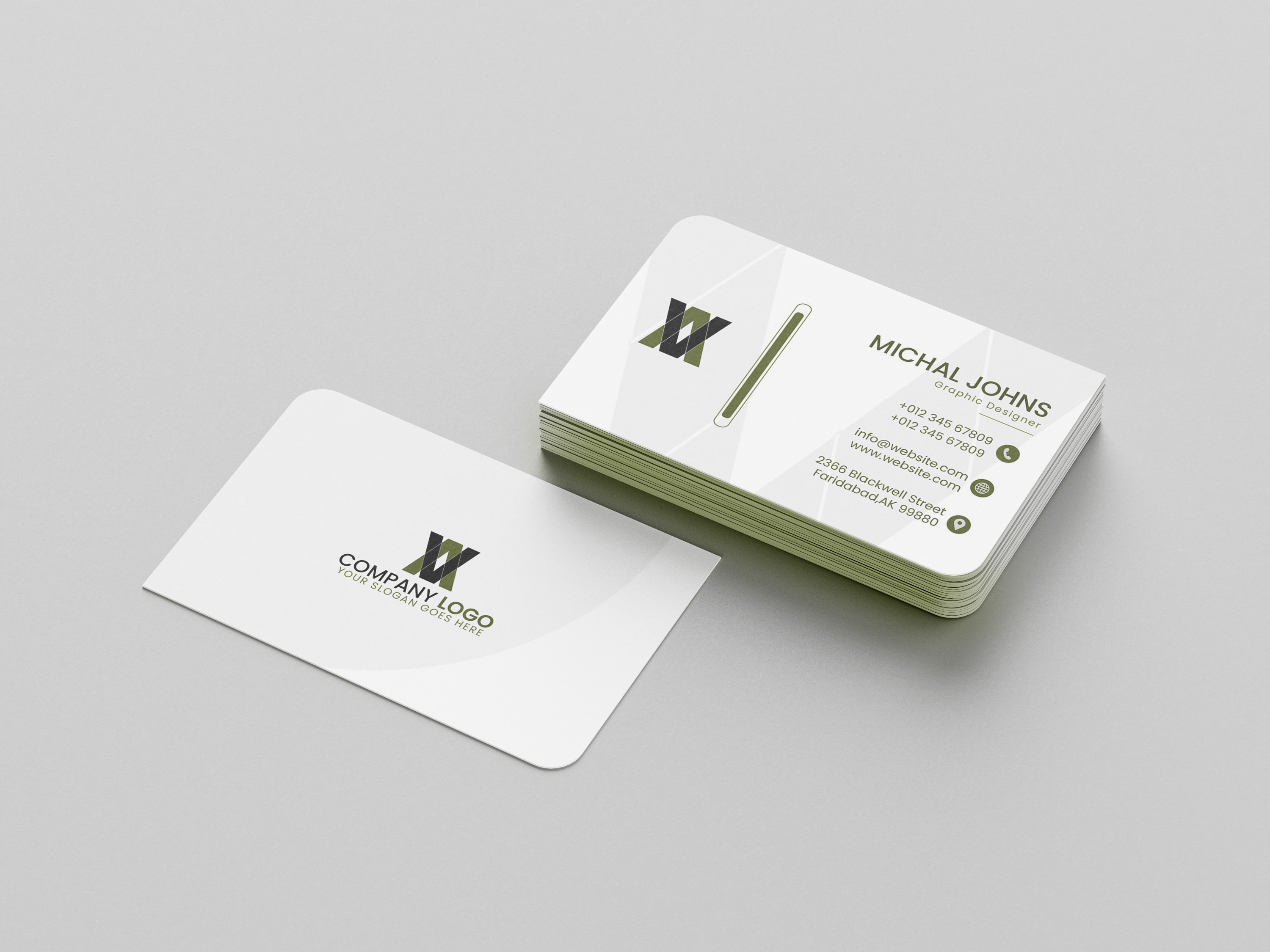 Professional Business Card Concept brandidentity creativedesign graphic design graphixlift logo minimal simple design