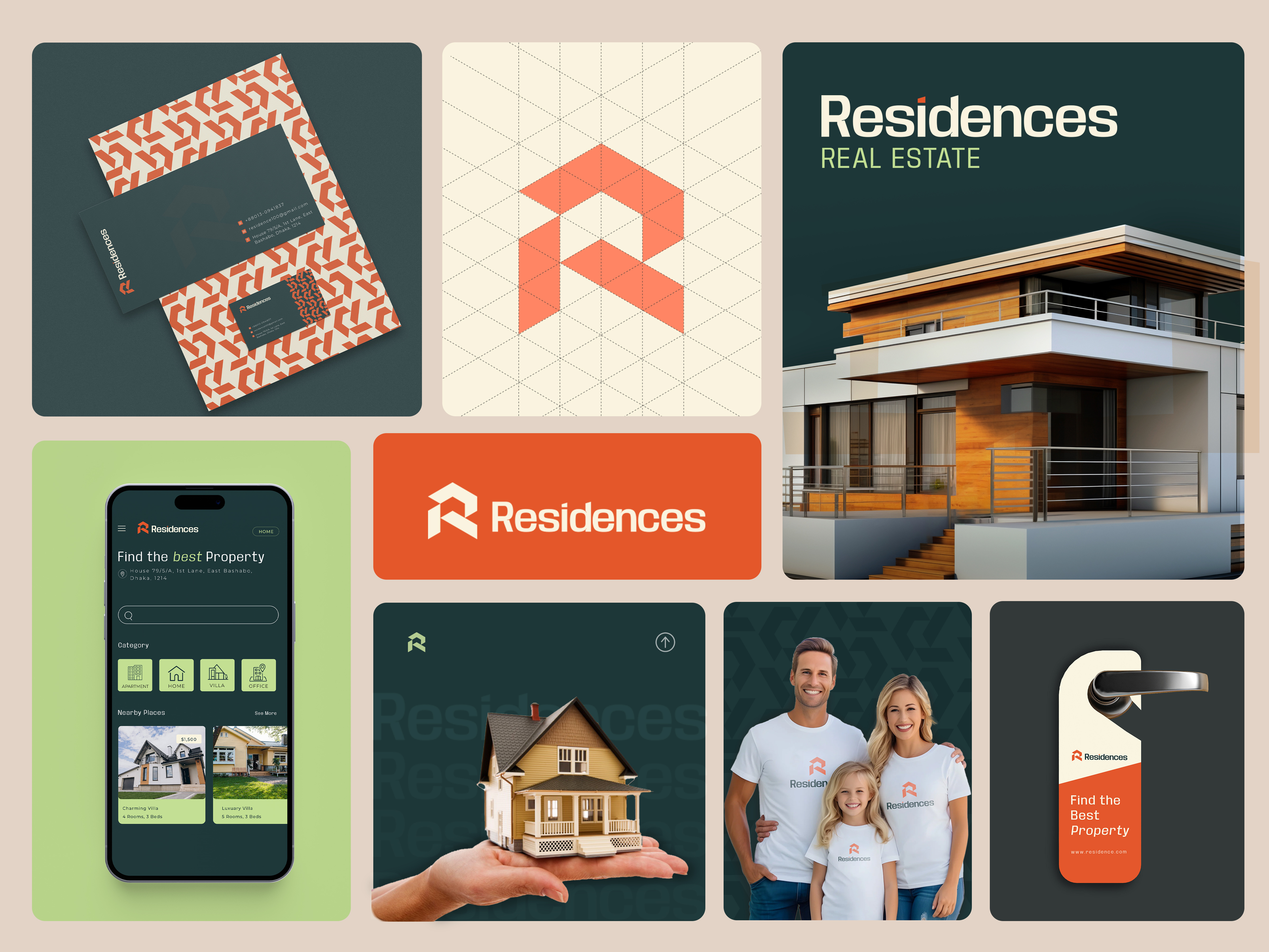 Real estate logo, construction logo, architecture logo, branding architecture logo bento logo branding building logo business construction logo flat home logo illustration logo logo branding minimalist mobile app property logo r logo real estate ui
