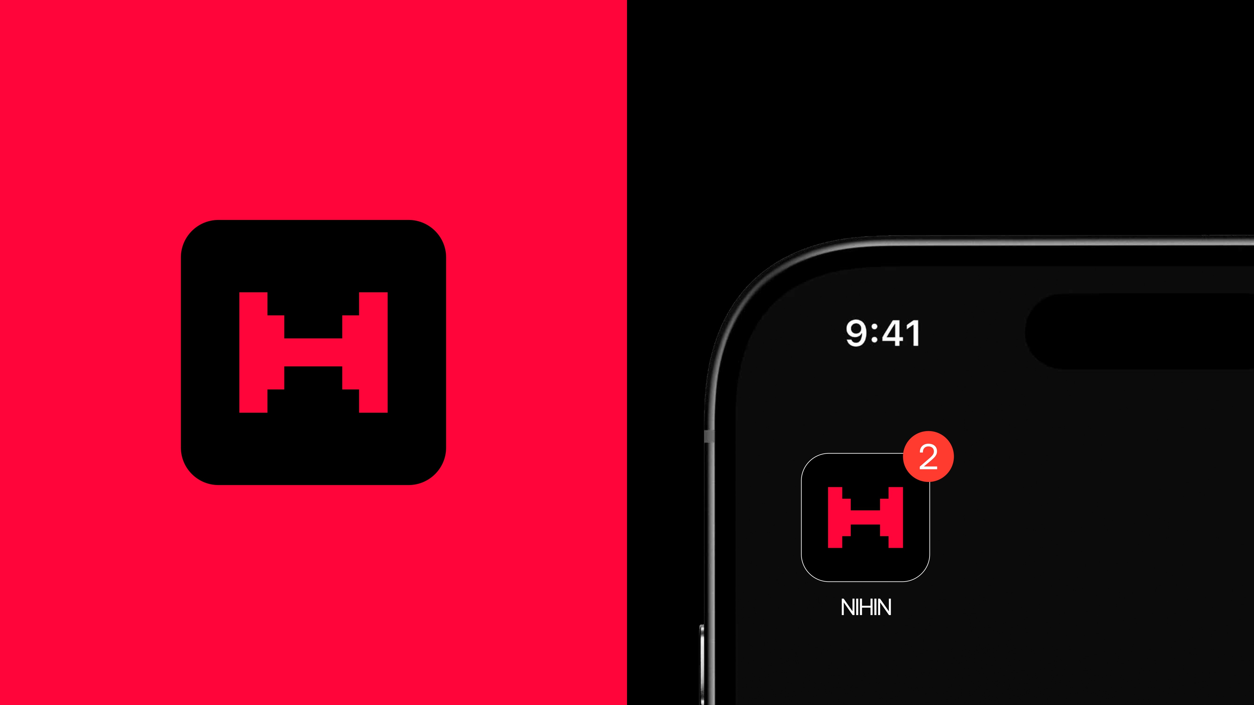 NIHIN - Bold Fitness Brand Identity brand identity branding fitness brand gym branding logo design minimal logo modern branding sportswear typography visual identity