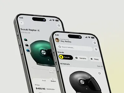 Riding Gear E-commerce Mobile App UI addtocart app design app ui design ecommerce ecommerce app gadget shopping app head gear shopping app helmet ecommerce helmet shopping app mobile app mobile shopping app motorcycle app ui retail app riding gear app ui ui