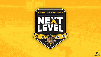 Hamilton Bulldogs "Next Level" branding bulldogs design hamilton hockey logo ohl
