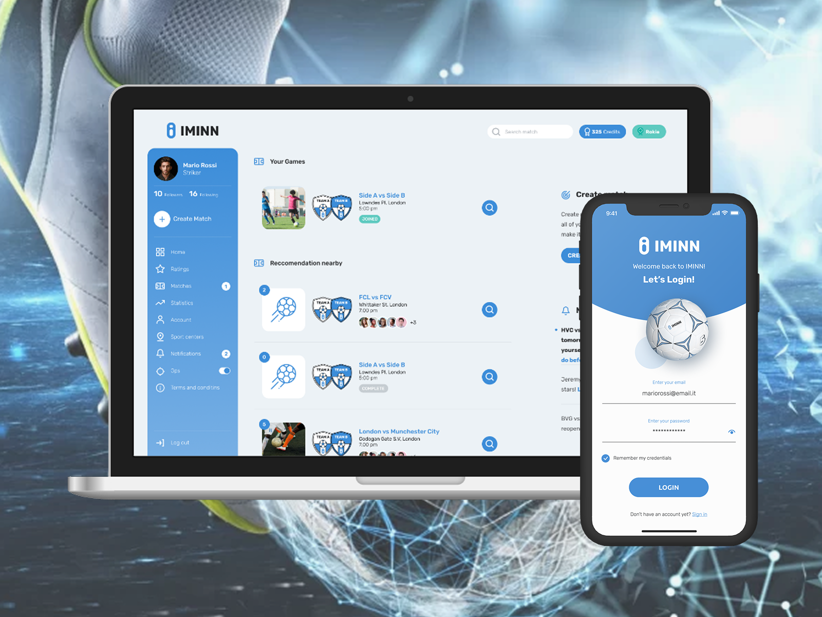 Example of Modern Website UI/UX Design
