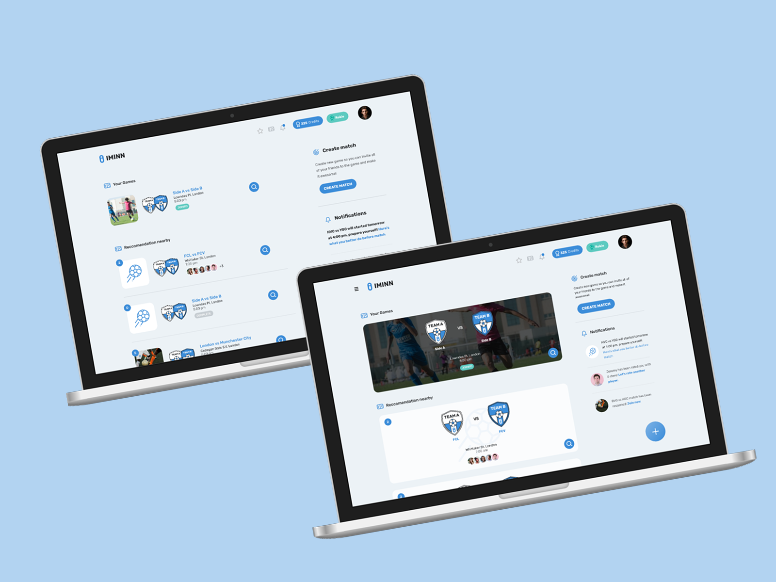 Example of Modern Website UI/UX Design