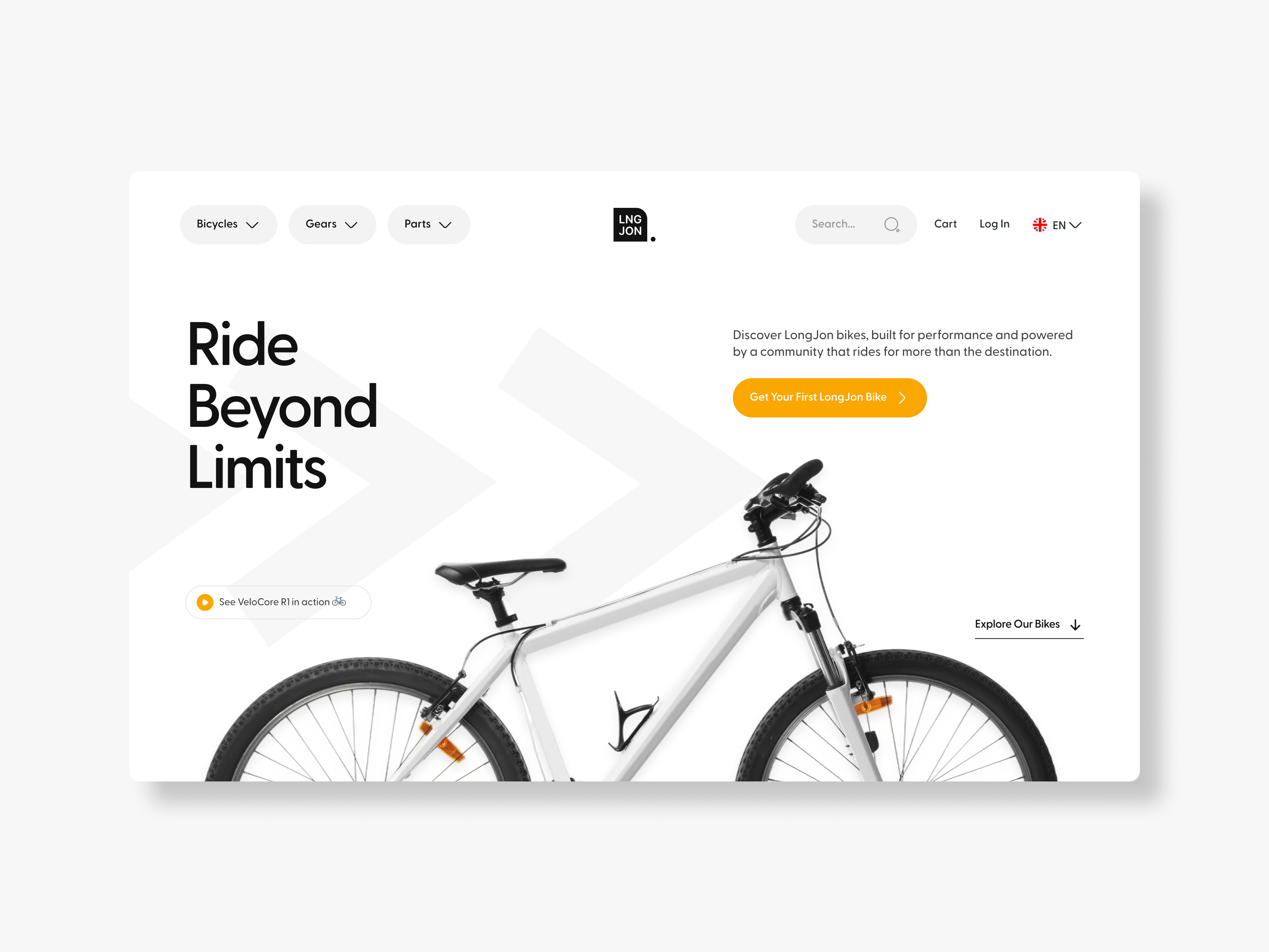 eCommerce Landing Page landing page product ui ux website