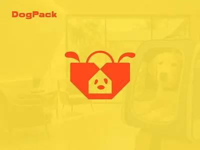 DogPack | Dog carrier logo abstract animal best logo designer brand design branding care carrier design dog icon logo pack pet pet care pet logo pet logo branding pet lover portable symbol