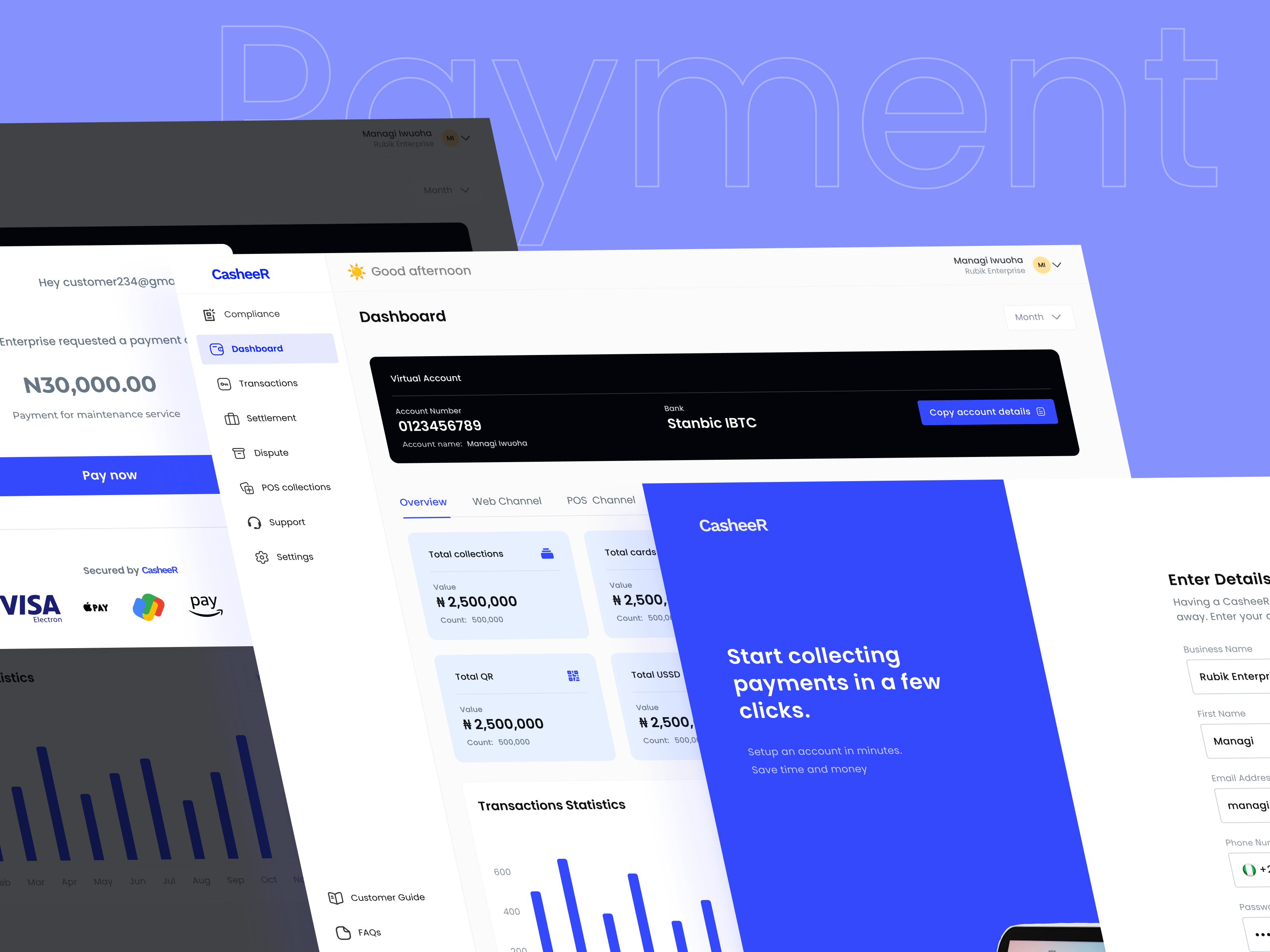 Payment Web App ai animation fintech landing page payment ui ux web website