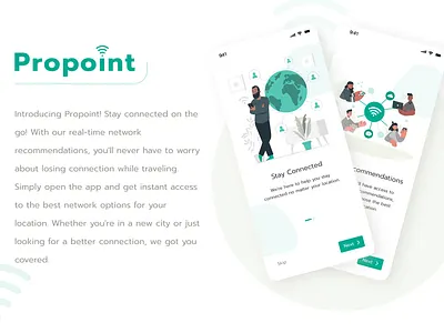 Propoint design logo mobile ui uiux design ux