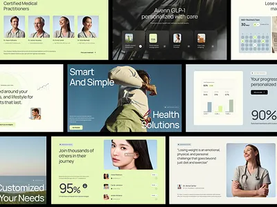 Healthcare - Telehealth Pitch Deck branding corporate deck deck funding deck healthcare pitch deck investor deck landing page pitch deck pitch deck design ppt presentation slide social media telehealth telehealth branding telehealth pitch deck telehealth website
