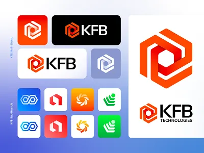 KFB - Brand System Redesign academy acoustics brand system branding corporate branding gradient identity innovation jeroen van eerden kfb labs logo modern logo rebrand redesign tech technologies visual identity design wordmark