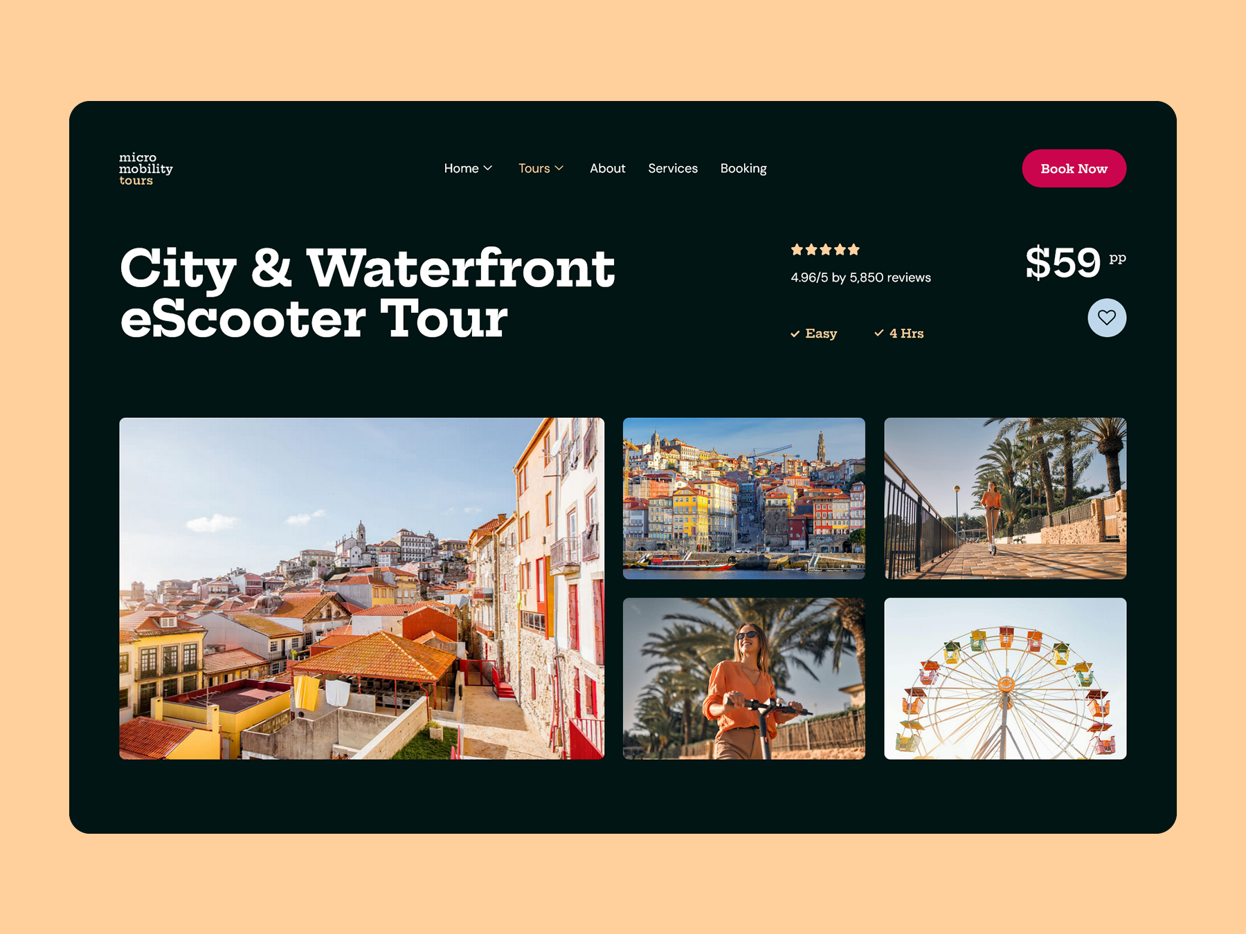 City & Urban Guided Tour Operator & Travel Booking Website