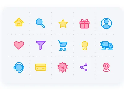 Animated E-Commerce Icons | UI Icon Set | Motion Design for Web 2d animation 2d motion design 2d motion graphics animated icon set animated icons animation ecommerce design ecommerce icons ecommerce ui icon animation icon set micro animation motion design motion graphics shop icons svg animation svgator ui animation ui icons web icons