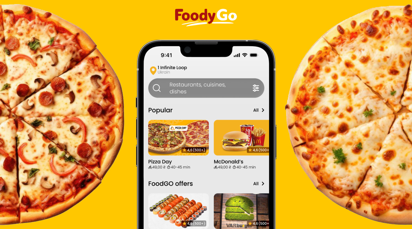 Food Delivery App UI courier delivery app delivery service fast food food food app food delivery food delivery app mobile mobile app online food ordering restaurant restaurant app