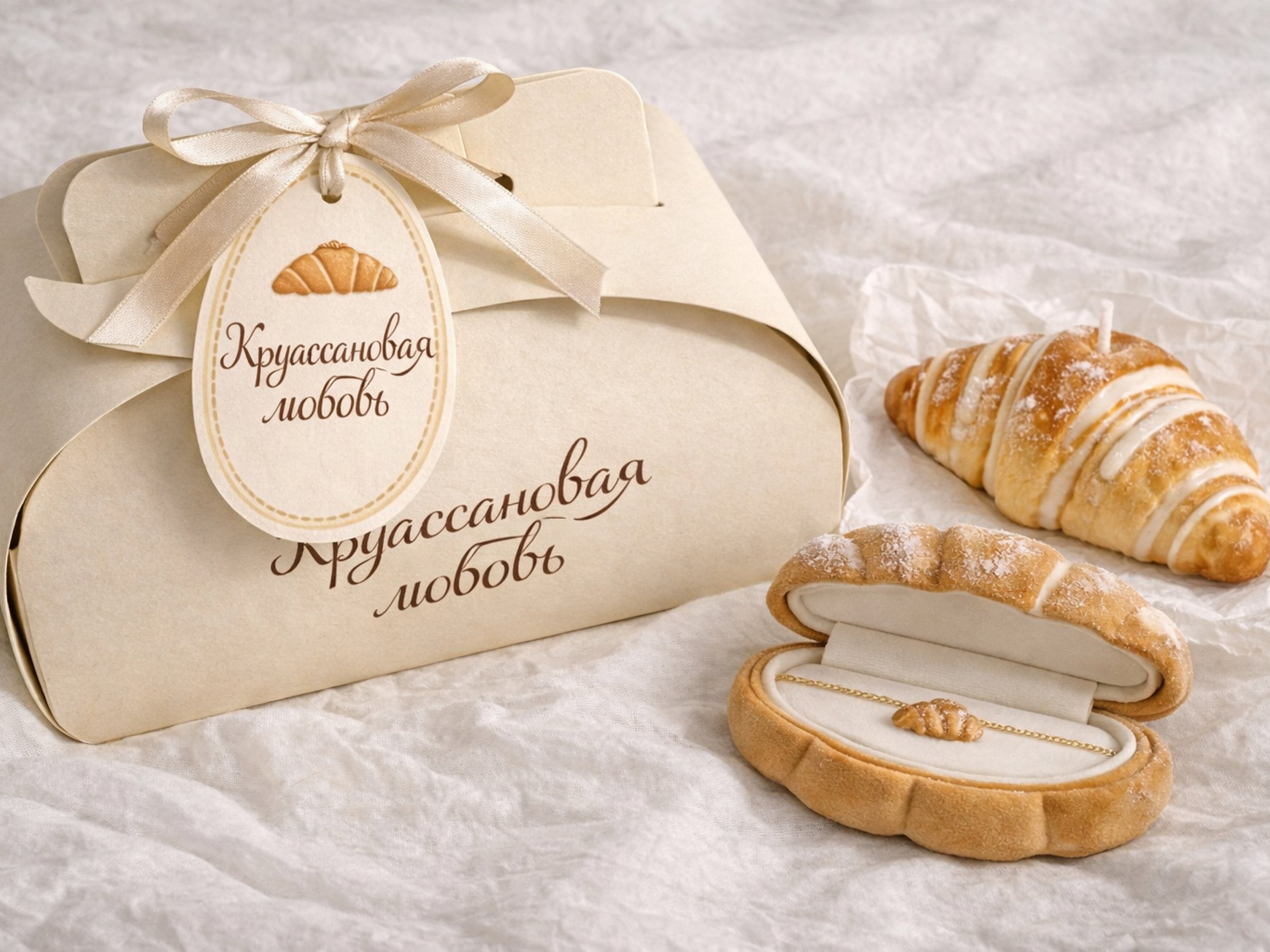 Круассановая любовь branding